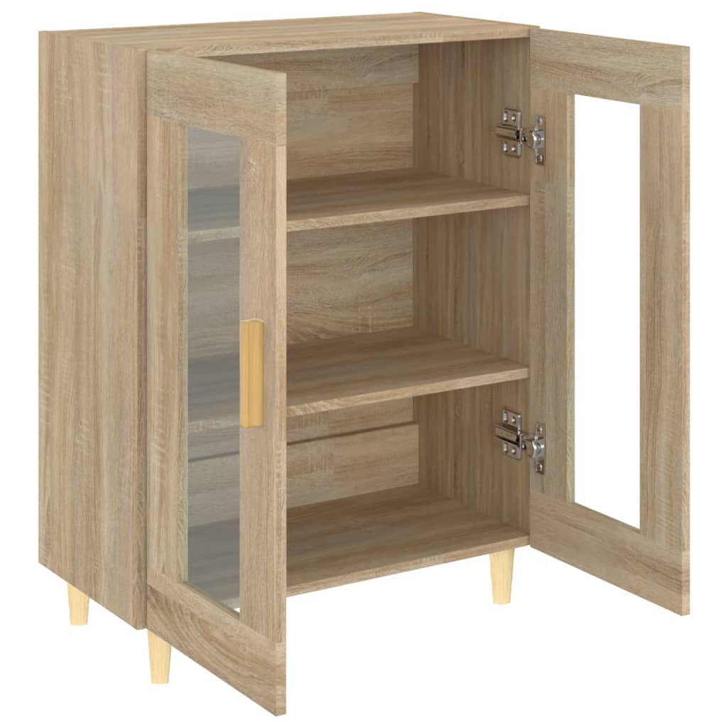 vidaXL Szafka, dąb sonoma, 69,5x34x90 cm, materiał drewnopochodny