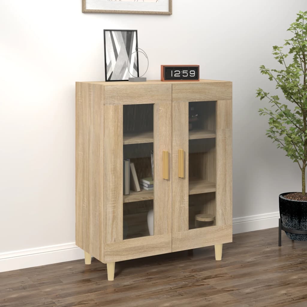 vidaXL Szafka, dąb sonoma, 69,5x34x90 cm, materiał drewnopochodny