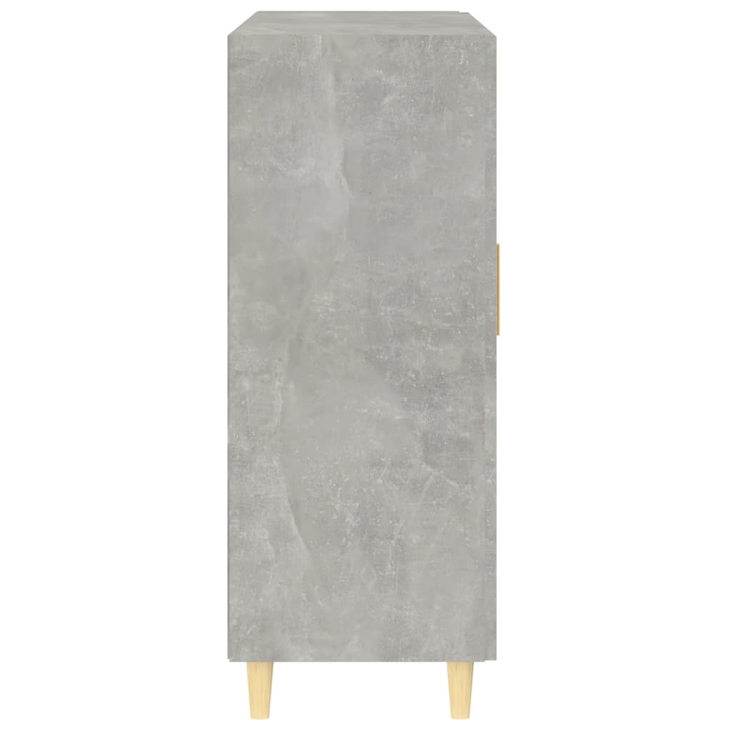 vidaXL Szafka, szarość betonu, 69,5x34x90 cm, materiał drewnopochodny