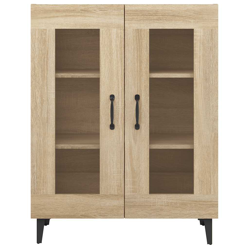 vidaXL Szafka, dąb sonoma, 69,5x34x90 cm, materiał drewnopochodny