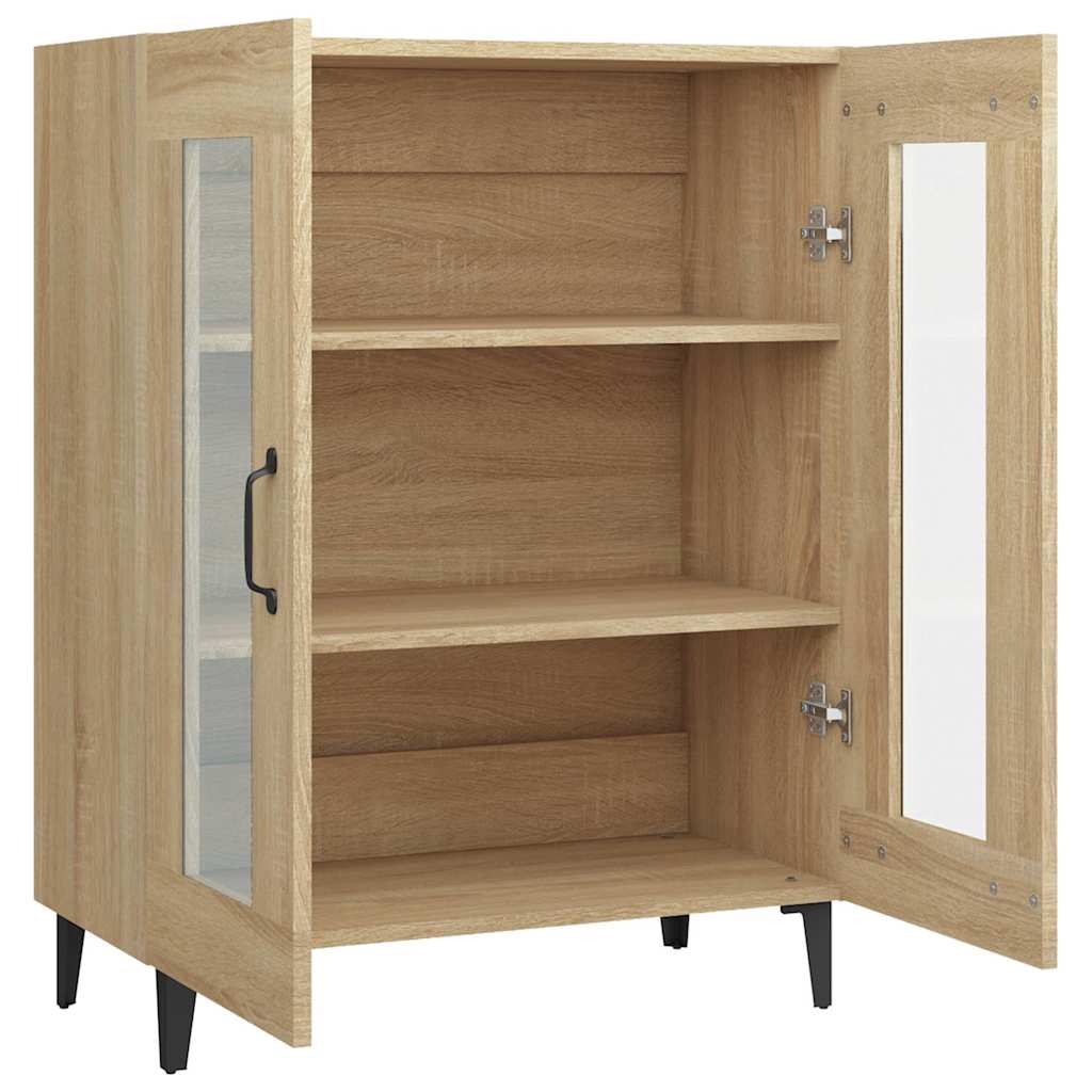 vidaXL Szafka, dąb sonoma, 69,5x34x90 cm, materiał drewnopochodny