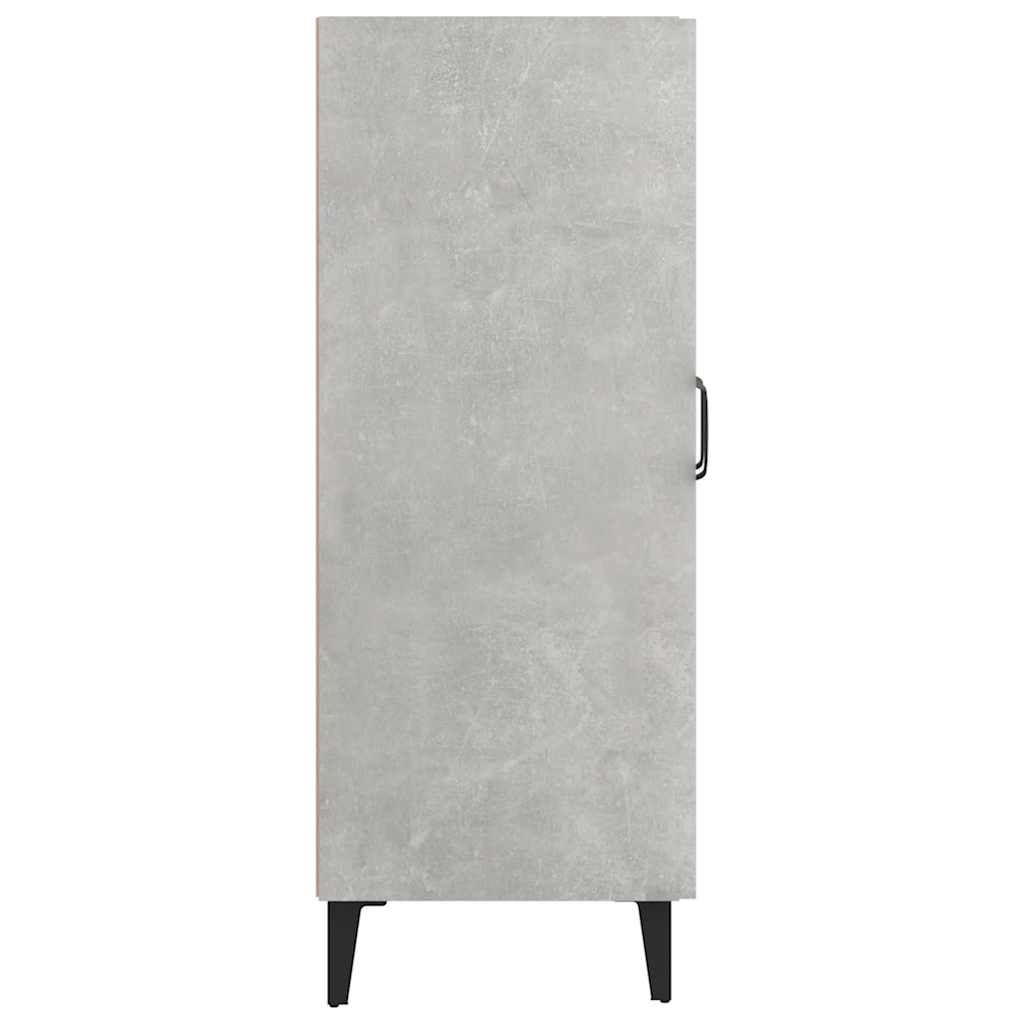 vidaXL Szafka, szarość betonu, 69,5x34x90 cm, materiał drewnopochodny