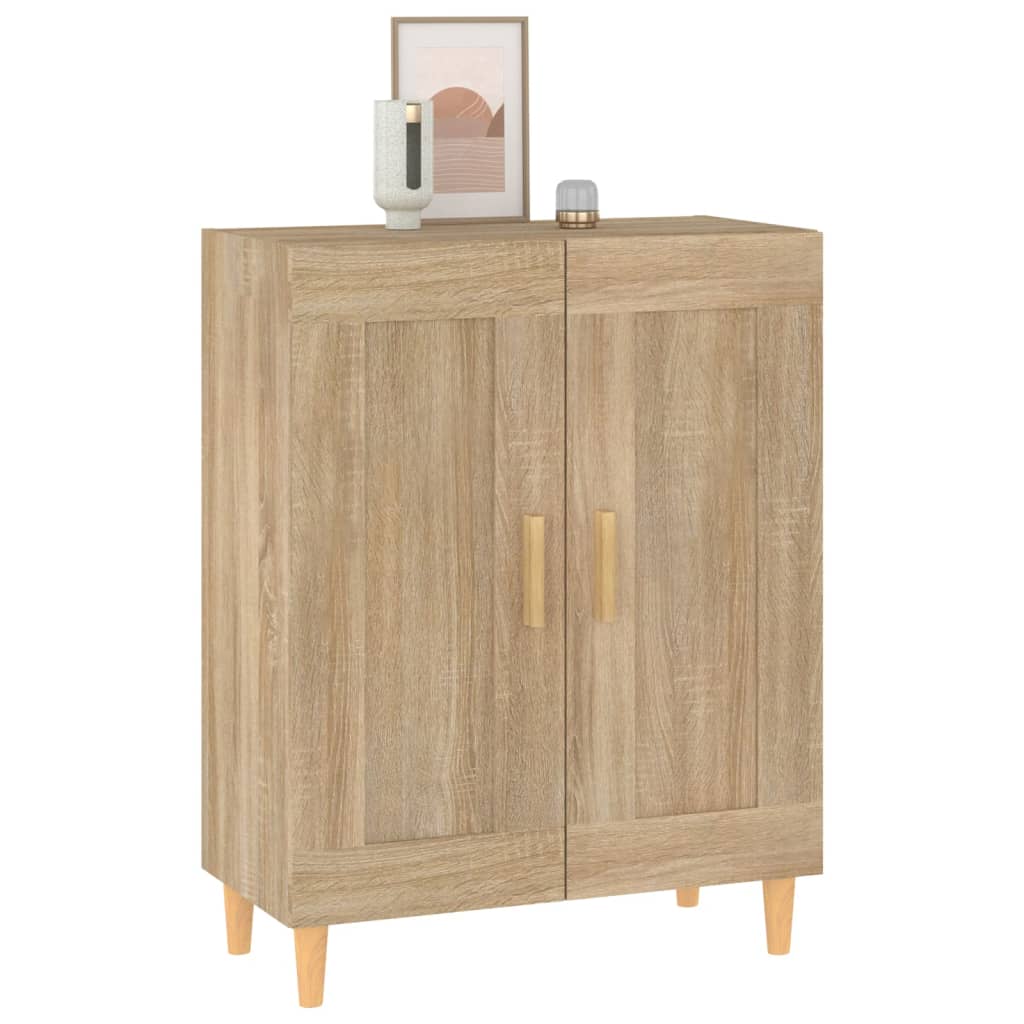 vidaXL Szafka, dąb sonoma, 69,5x34x90 cm, materiał drewnopochodny