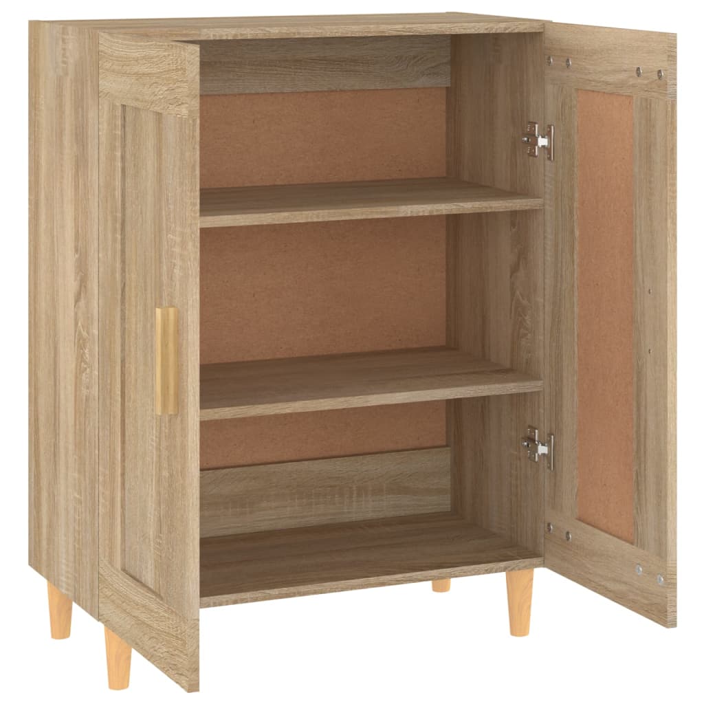 vidaXL Szafka, dąb sonoma, 69,5x34x90 cm, materiał drewnopochodny