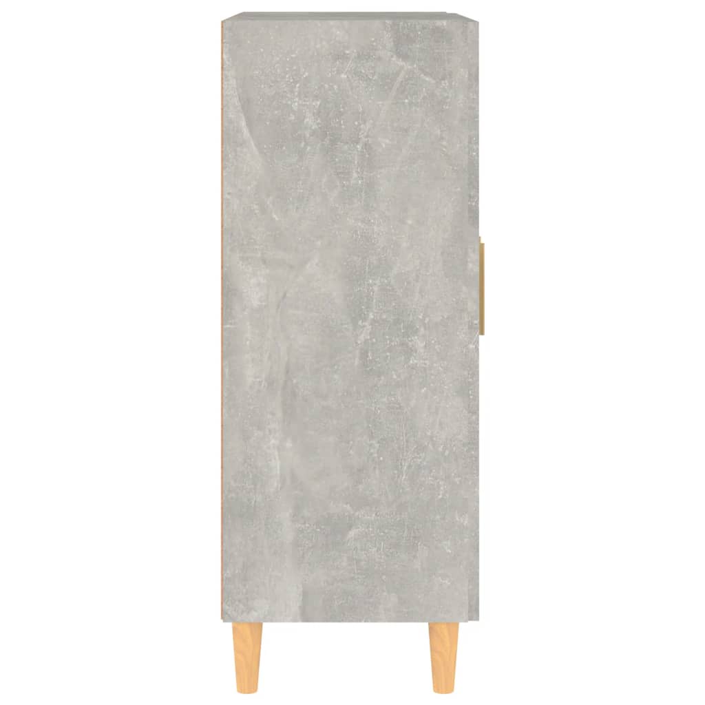 vidaXL Szafka, szarość betonu, 69,5x34x90 cm, materiał drewnopochodny