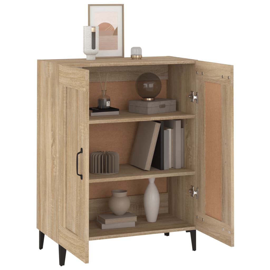 vidaXL Szafka, dąb sonoma, 69,5x34x90 cm, materiał drewnopochodny