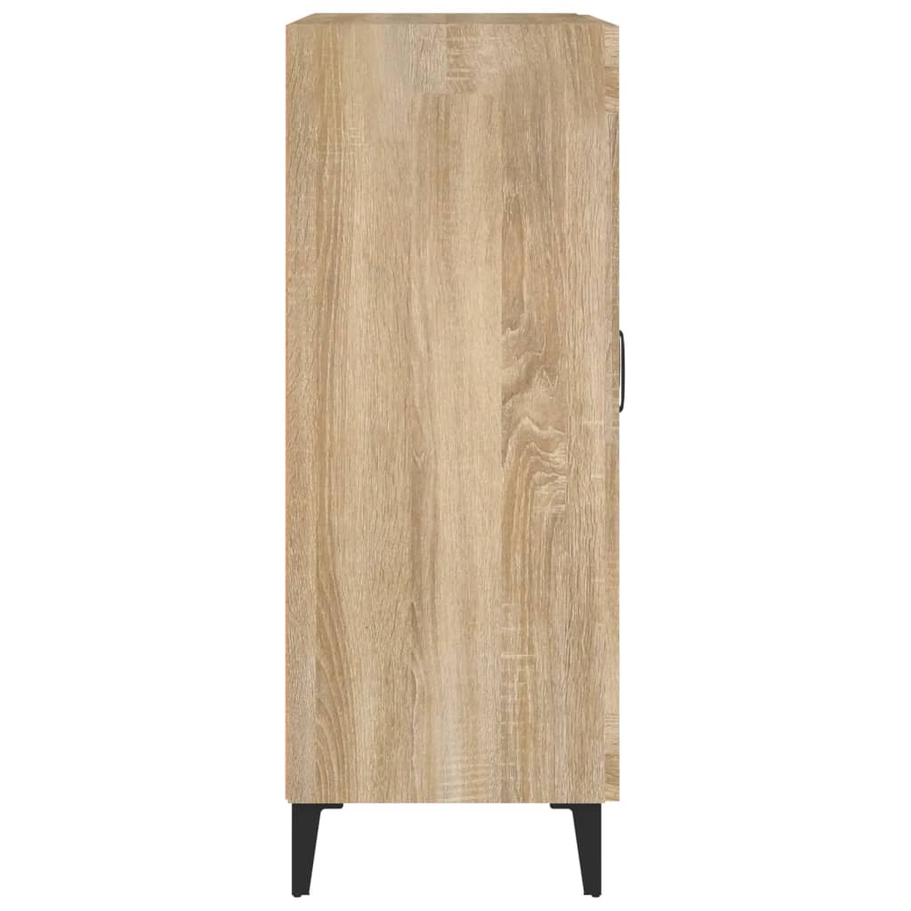 vidaXL Szafka, dąb sonoma, 69,5x34x90 cm, materiał drewnopochodny