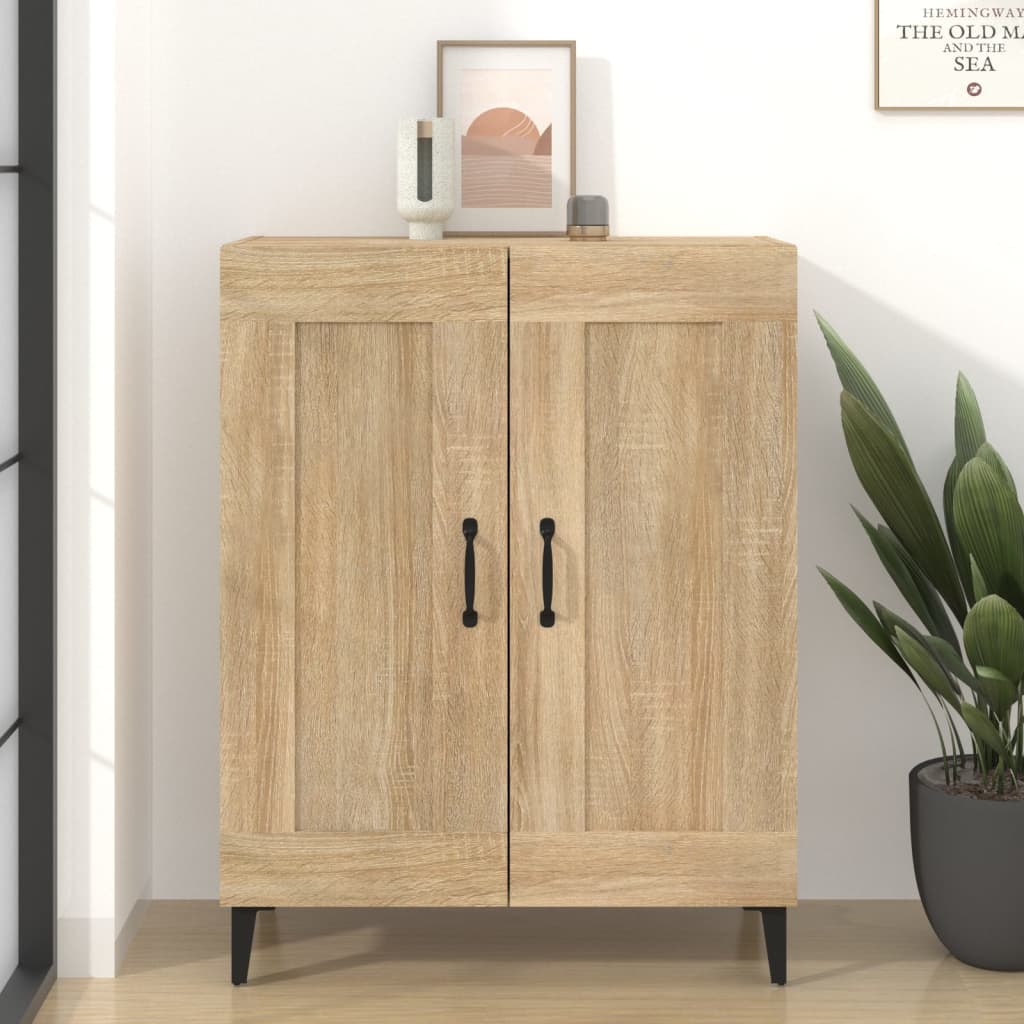 vidaXL Szafka, dąb sonoma, 69,5x34x90 cm, materiał drewnopochodny