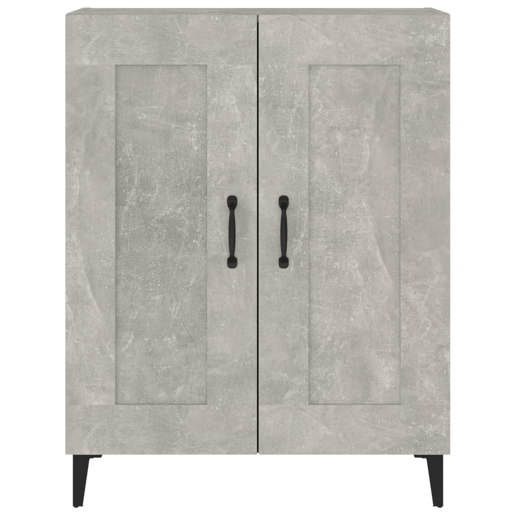 vidaXL Szafka, szarość betonu, 69,5x34x90 cm, materiał drewnopochodny