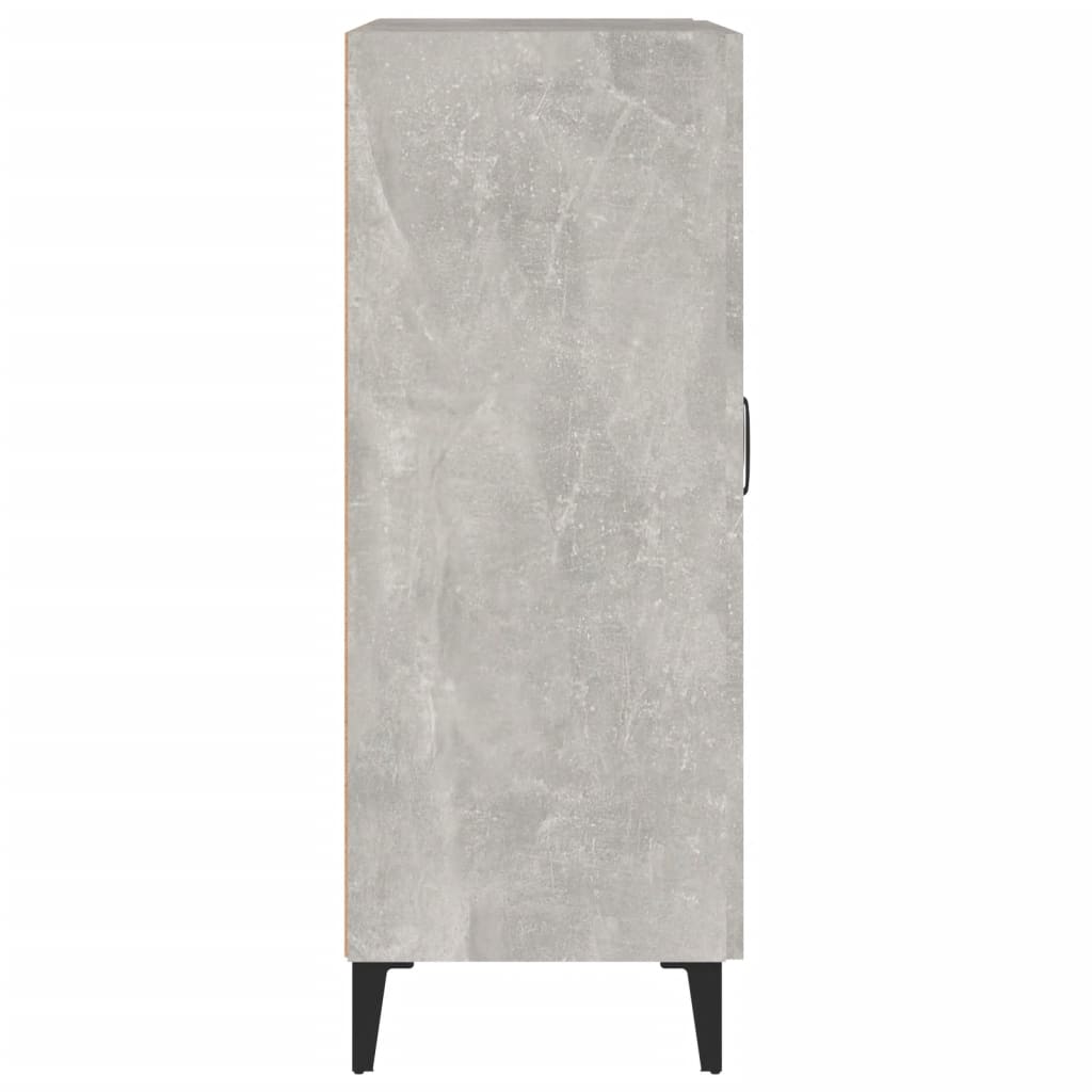 vidaXL Szafka, szarość betonu, 69,5x34x90 cm, materiał drewnopochodny
