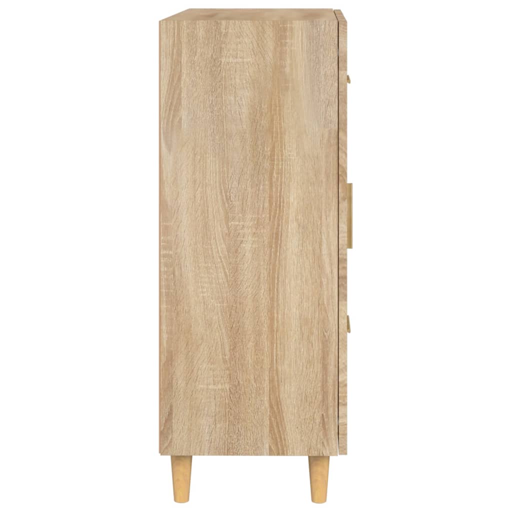 vidaXL Szafka, dąb sonoma, 69,5x34x90 cm, materiał drewnopochodny