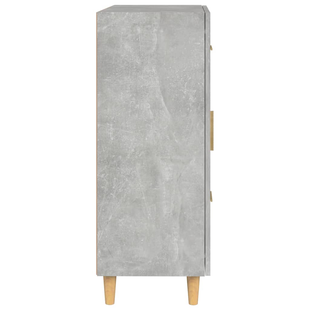 vidaXL Szafka, szarość betonu, 69,5x34x90 cm, materiał drewnopochodny