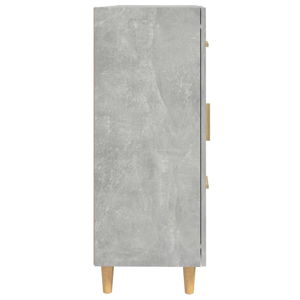 vidaXL Szafka, szarość betonu, 69,5x34x90 cm, materiał drewnopochodny