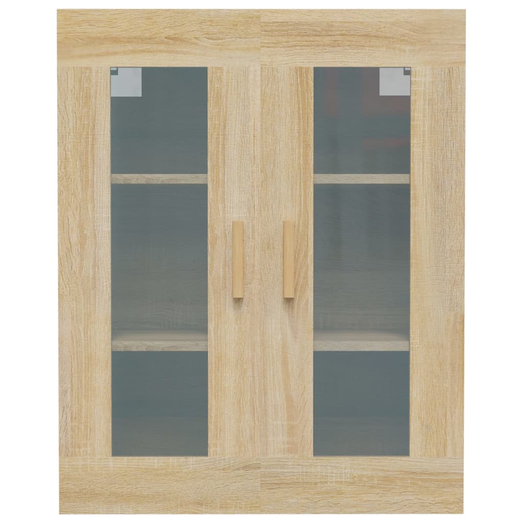 vidaXL Szafka wisząca, dąb sonoma, 69,5x34x90 cm
