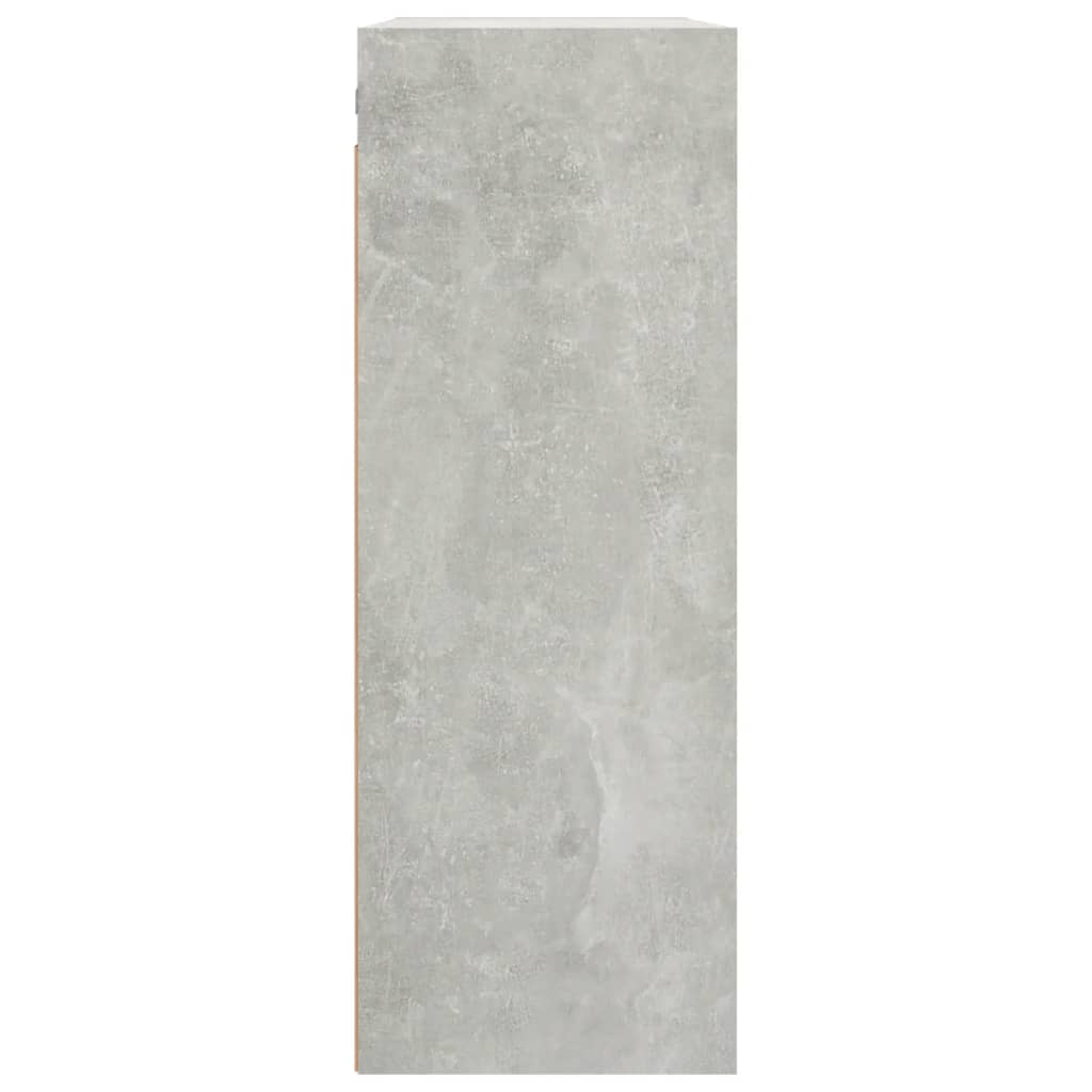 vidaXL Szafka wisząca, betonowa szarość, 69,5x32,5x90 cm
