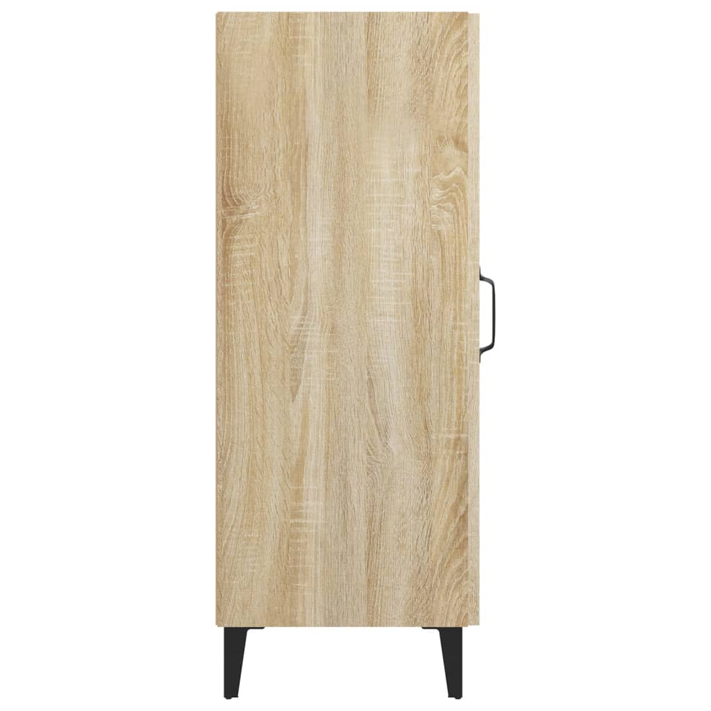 vidaXL Szafka, dąb sonoma, 34,5x34x90 cm, materiał drewnopochodny