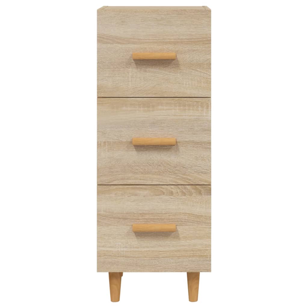 vidaXL Szafka, dąb sonoma, 34,5x34x90 cm, materiał drewnopochodny