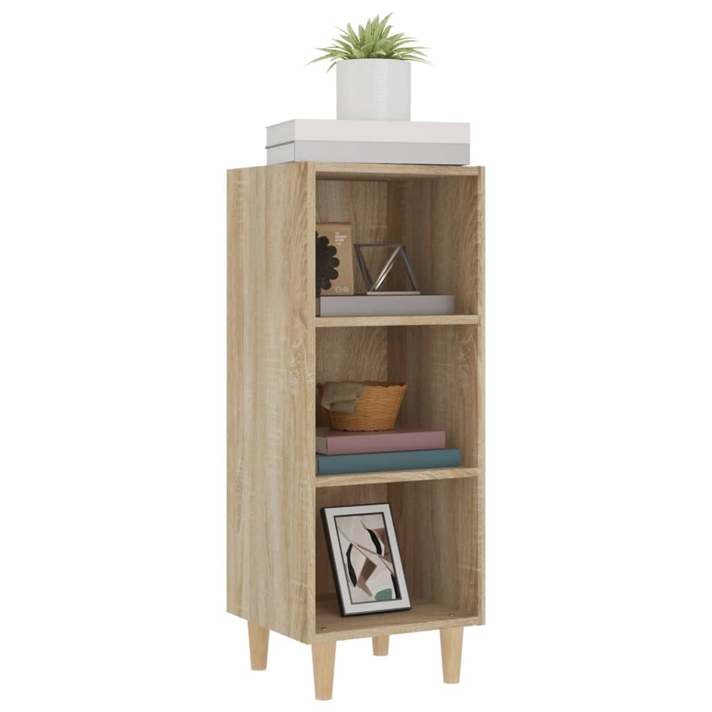 vidaXL Szafka, dąb sonoma, 34,5x32,5x90 cm, materiał drewnopochodny