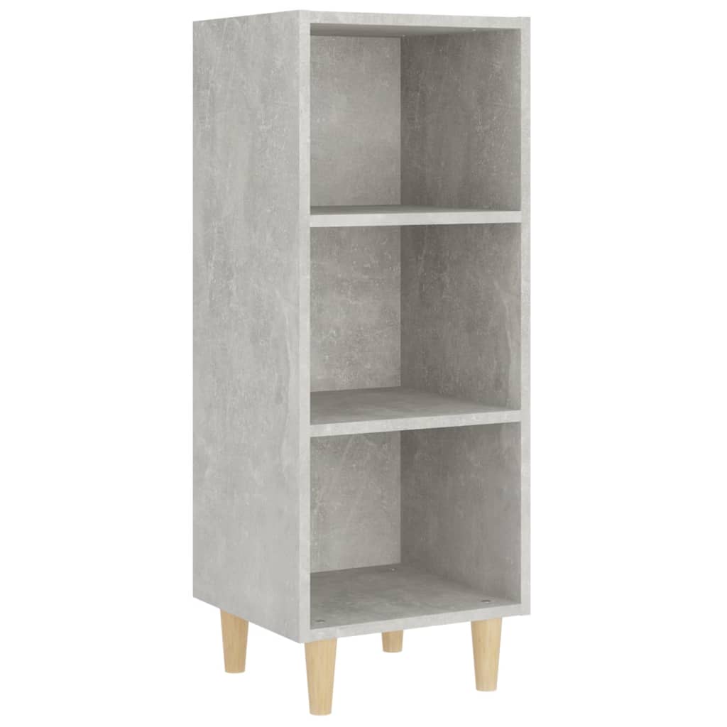 vidaXL Szafka, szarość betonu, 34,5x32,5x90cm, materiał drewnopochodny