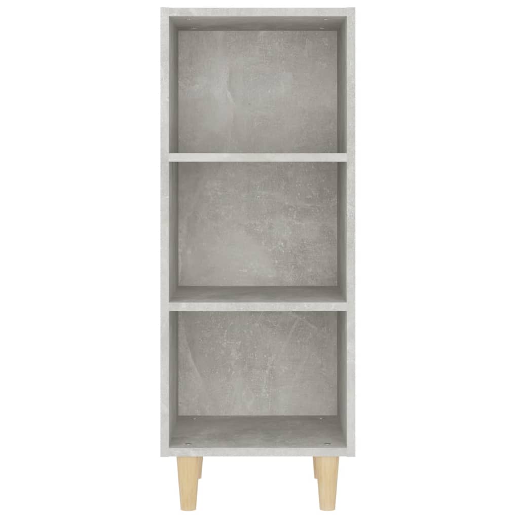 vidaXL Szafka, szarość betonu, 34,5x32,5x90cm, materiał drewnopochodny