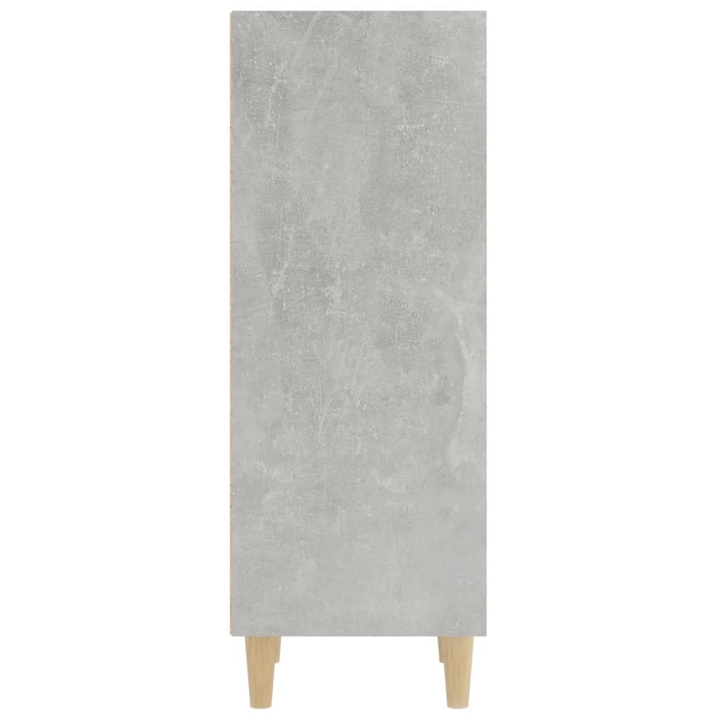 vidaXL Szafka, szarość betonu, 34,5x32,5x90cm, materiał drewnopochodny