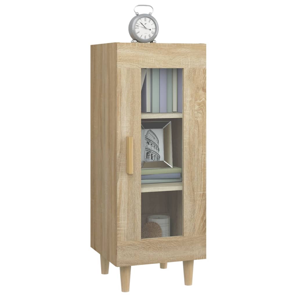 vidaXL Szafka, dąb sonoma, 34,5x34x90 cm, materiał drewnopochodny