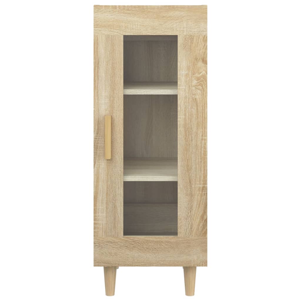 vidaXL Szafka, dąb sonoma, 34,5x34x90 cm, materiał drewnopochodny