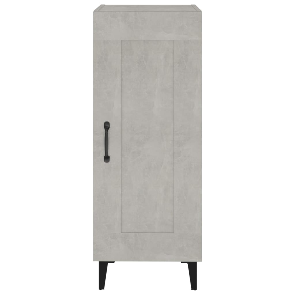 vidaXL Szafka, szarość betonu, 34,5x34x90 cm, materiał drewnopochodny