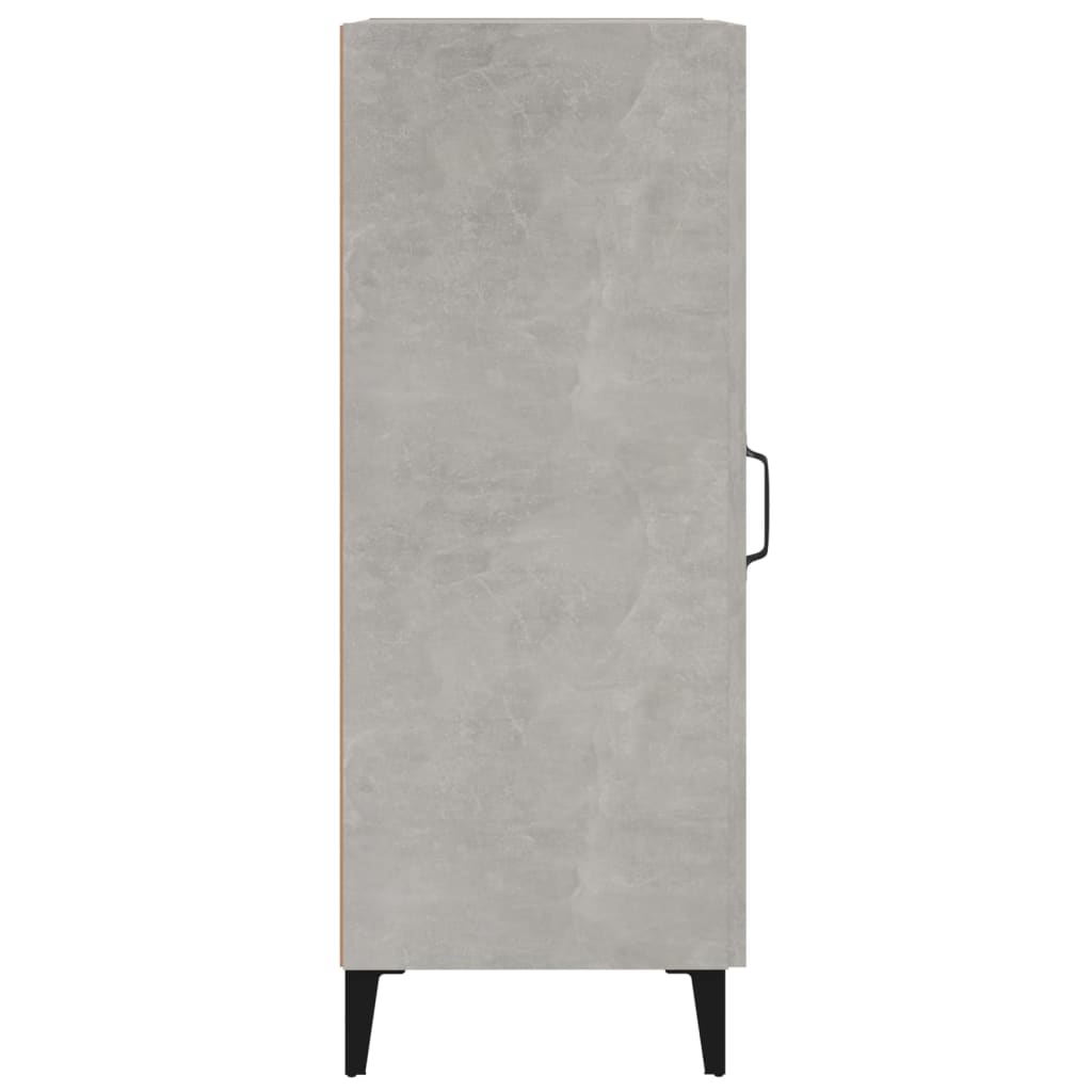 vidaXL Szafka, szarość betonu, 34,5x34x90 cm, materiał drewnopochodny