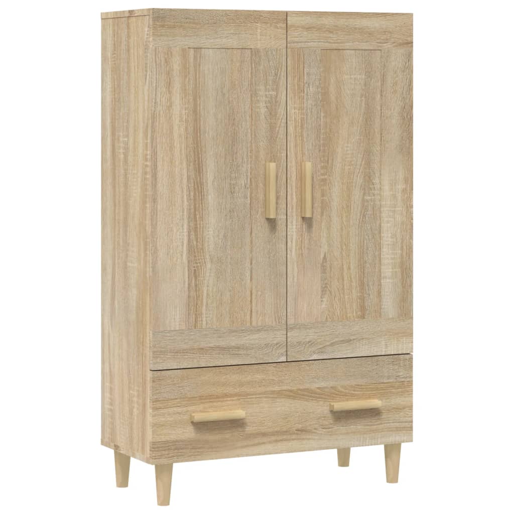 vidaXL Wysoka szafka, dąb sonoma 70x31x115 cm, materiał drewnopochodny