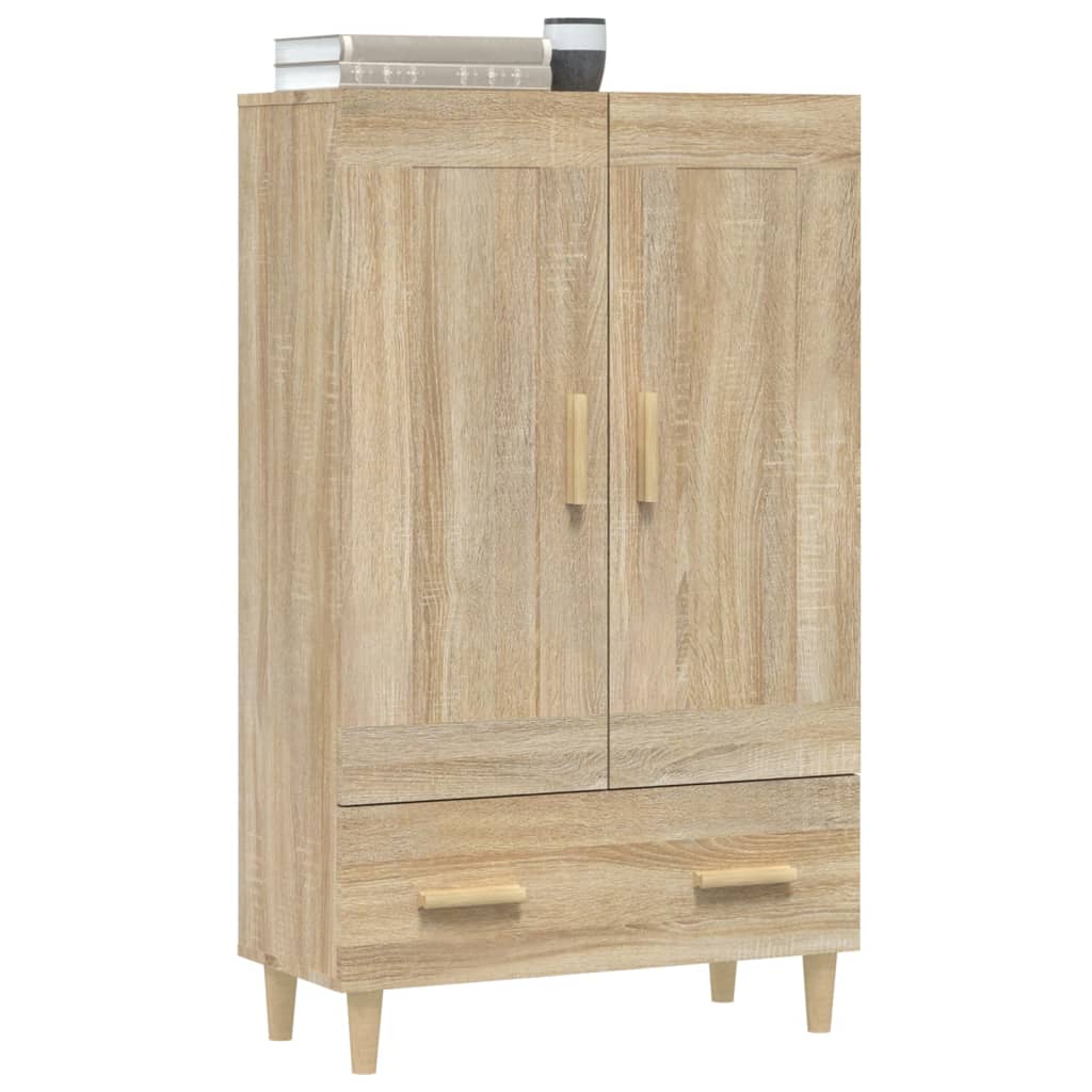 vidaXL Wysoka szafka, dąb sonoma 70x31x115 cm, materiał drewnopochodny
