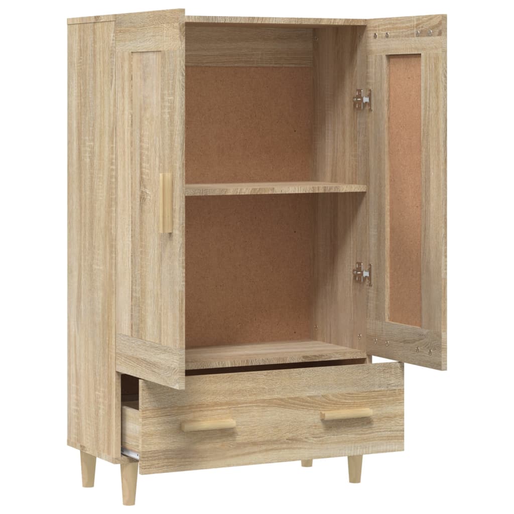 vidaXL Wysoka szafka, dąb sonoma 70x31x115 cm, materiał drewnopochodny