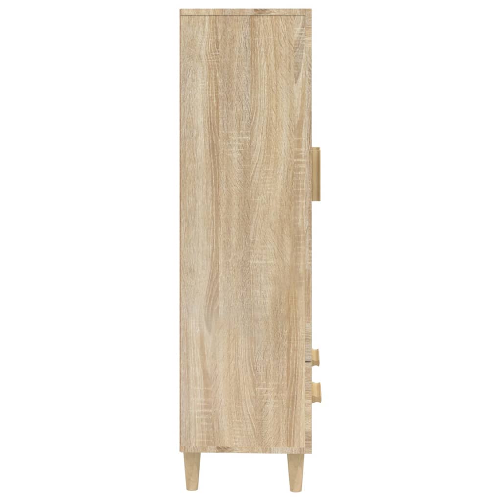 vidaXL Wysoka szafka, dąb sonoma 70x31x115 cm, materiał drewnopochodny