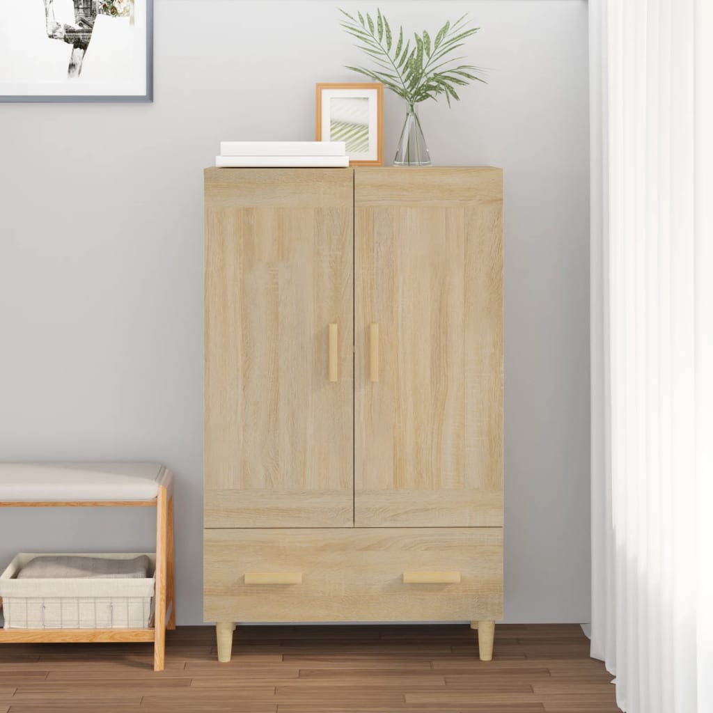vidaXL Wysoka szafka, dąb sonoma 70x31x115 cm, materiał drewnopochodny