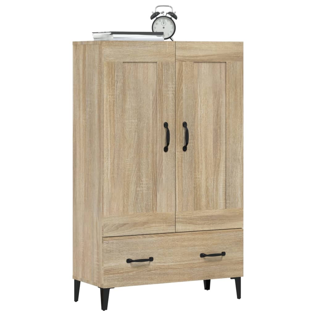 vidaXL Wysoka szafka, dąb sonoma 70x31x115 cm, materiał drewnopochodny