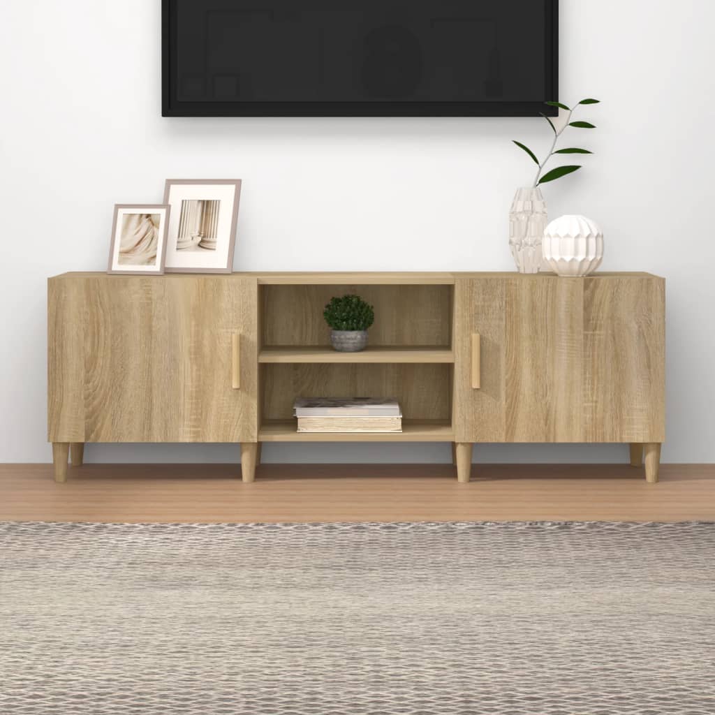 vidaXL Szafka pod telewizor, dąb sonoma, 150x30x50 cm
