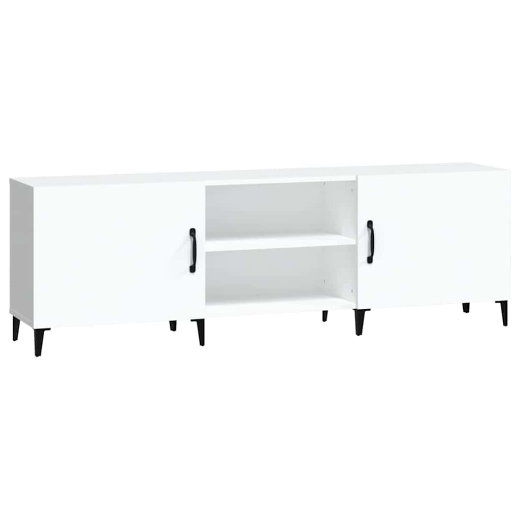 vidaXL Szafka pod TV, biała, 150x30x50 cm, materiał drewnopochodny