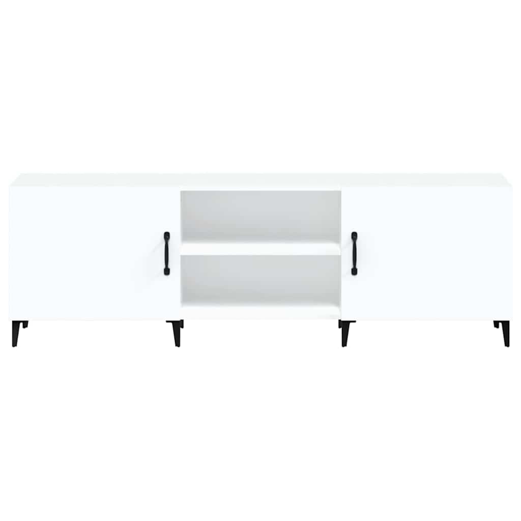 vidaXL Szafka pod TV, biała, 150x30x50 cm, materiał drewnopochodny