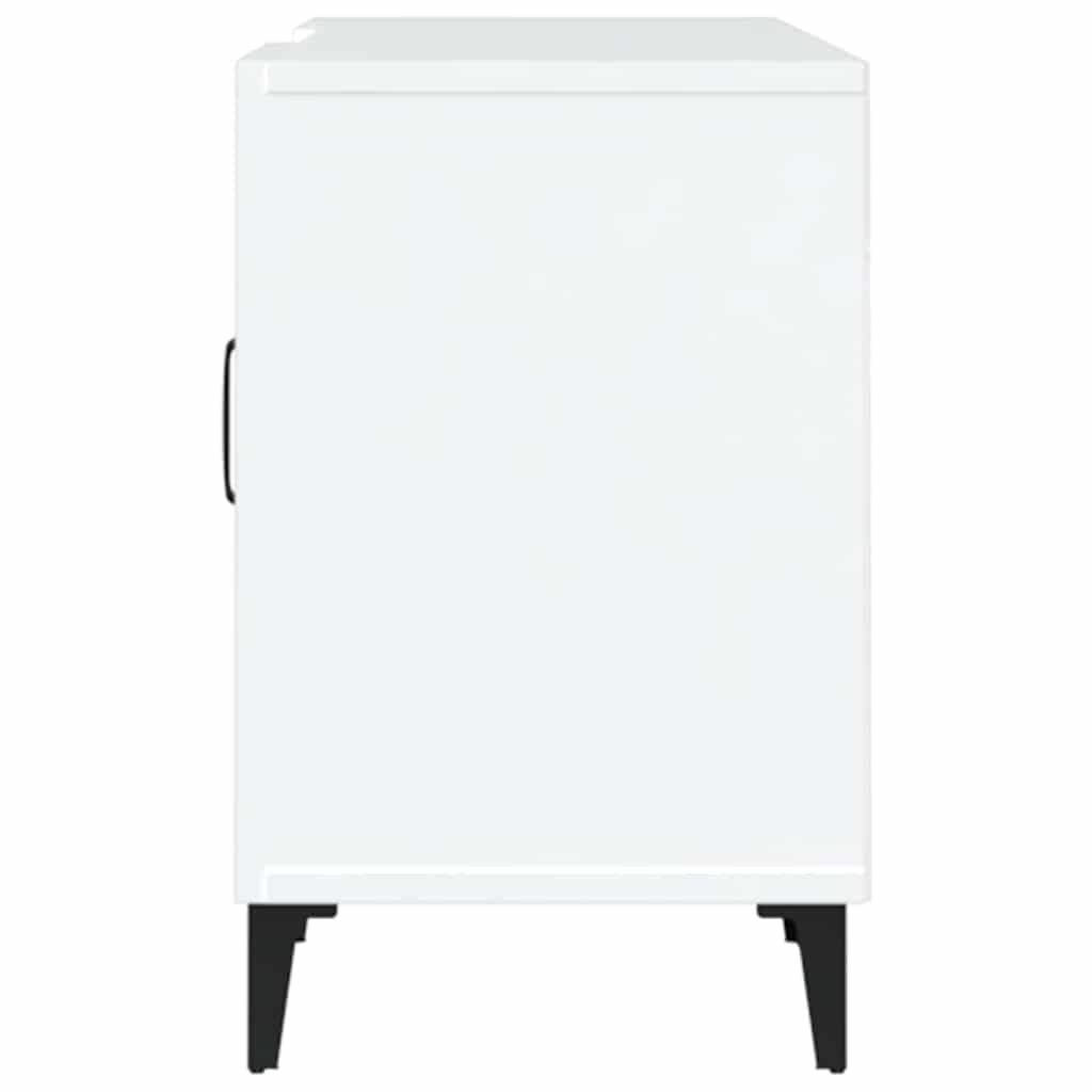 vidaXL Szafka pod TV, biała, 150x30x50 cm, materiał drewnopochodny