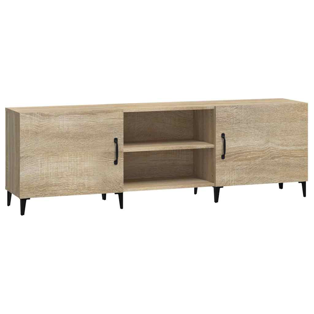 vidaXL Szafka TV, dąb sonoma, 150x30x50 cm, materiał drewnopochodny