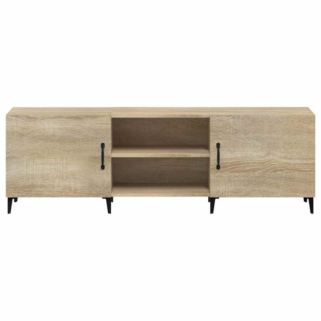 vidaXL Szafka TV, dąb sonoma, 150x30x50 cm, materiał drewnopochodny