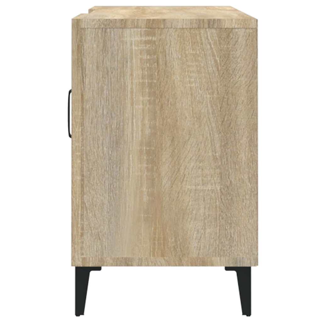 vidaXL Szafka TV, dąb sonoma, 150x30x50 cm, materiał drewnopochodny