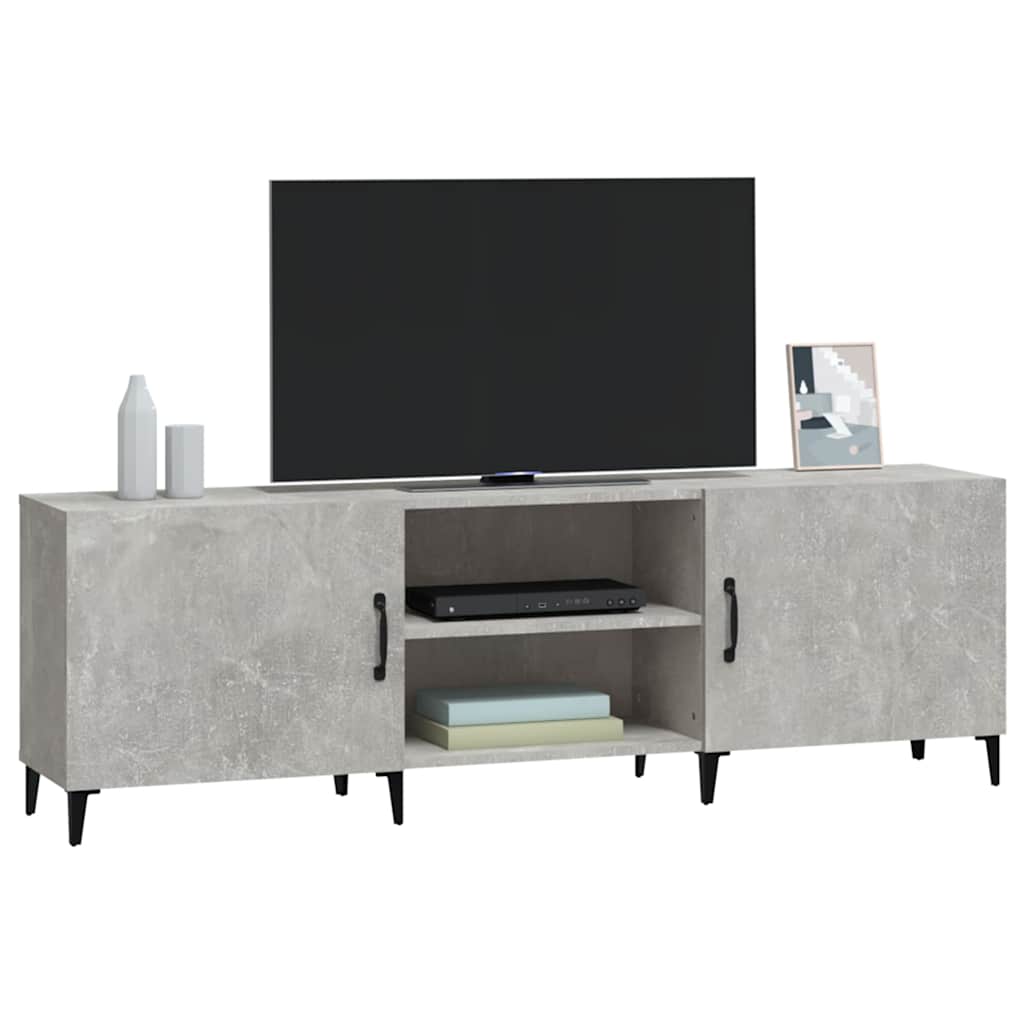 vidaXL Szafka pod TV, szarość betonu, 150x30x50 cm