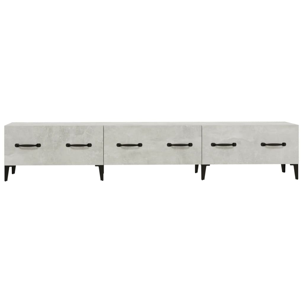 vidaXL Szafka pod TV, szarość betonu, 150x34,5x30 cm