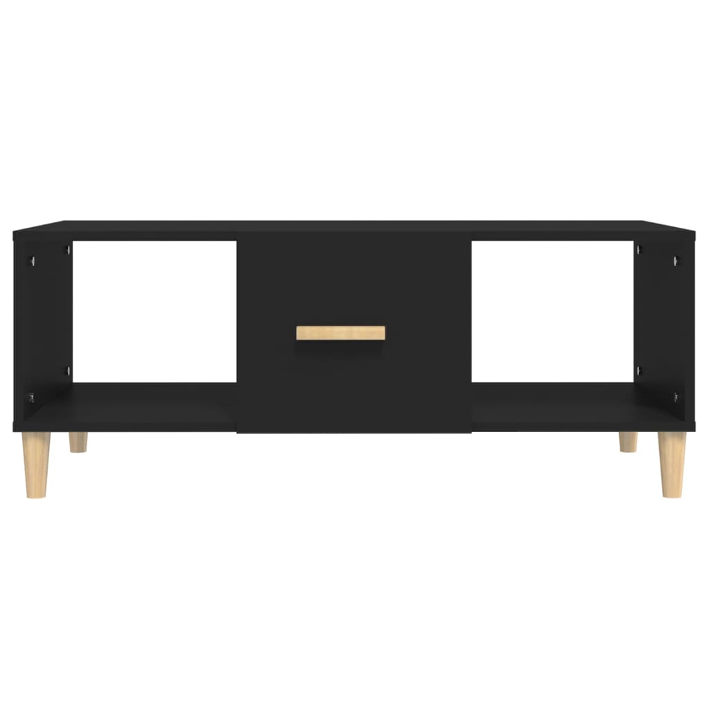 vidaXL Stolik kawowy, czarny, 102x50x40 cm, materiał drewnopochodny