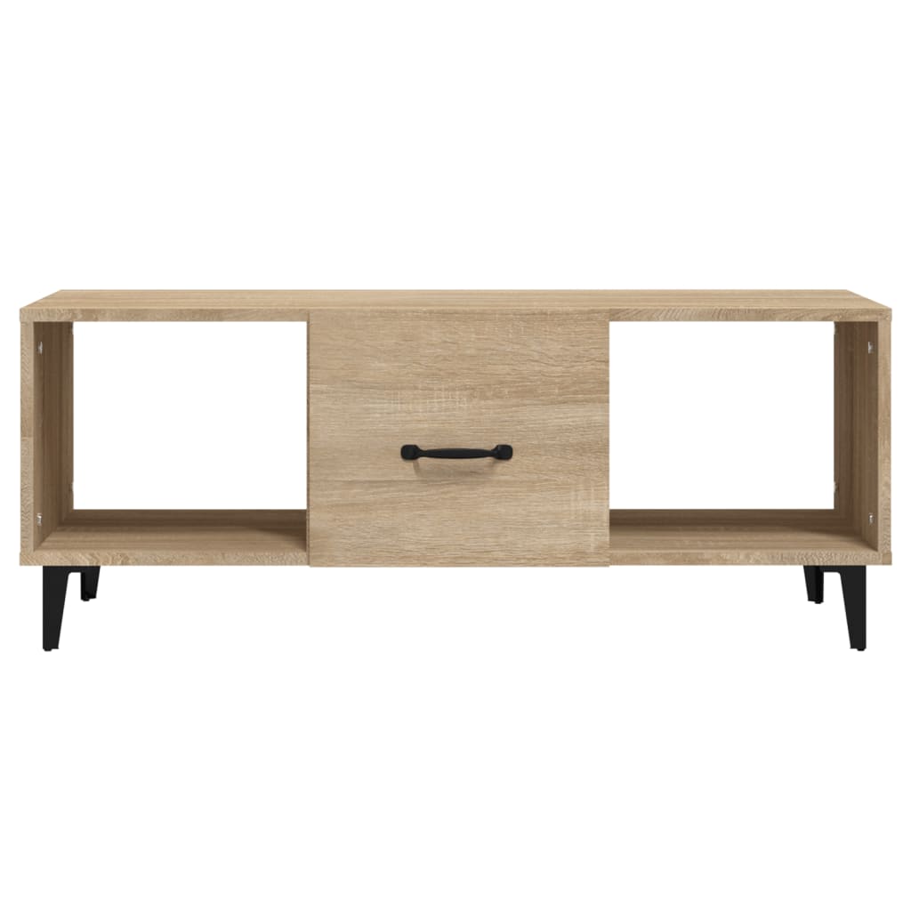 vidaXL Stolik kawowy, dąb sonoma, 102x50x40cm, materiał drewnopochodny