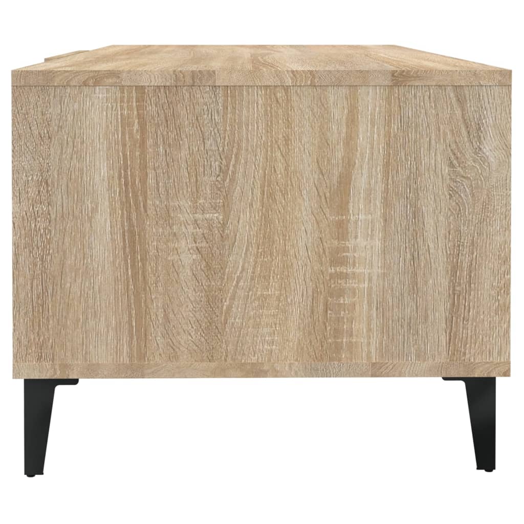 vidaXL Stolik kawowy, dąb sonoma, 102x50x40cm, materiał drewnopochodny