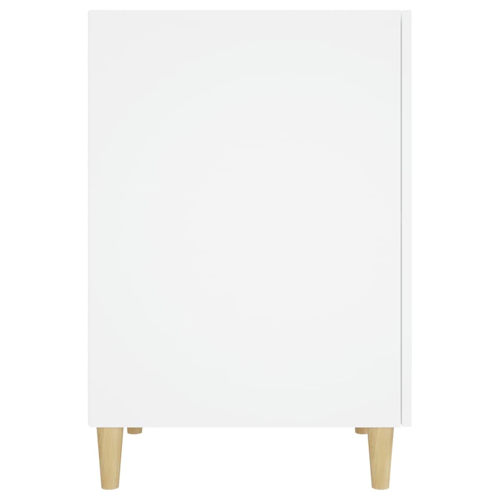 vidaXL Biurko, białe, 140x50x75 cm, materiał drewnopochodny