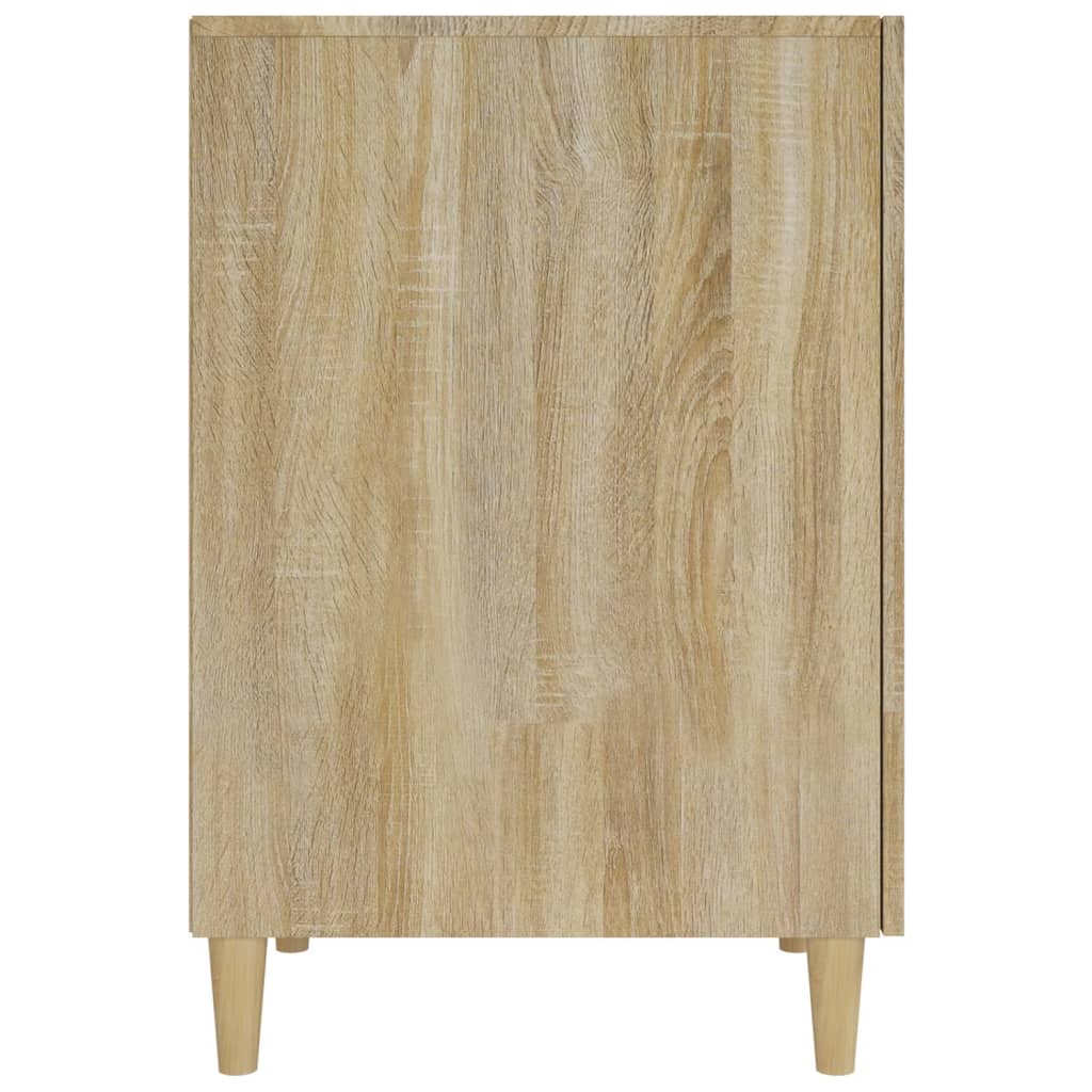 vidaXL Biurko, dąb sonoma, 140x50x75 cm, materiał drewnopochodny