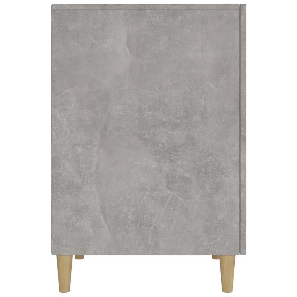 vidaXL Biurko, szarość betonu, 140x50x75 cm, materiał drewnopochodny